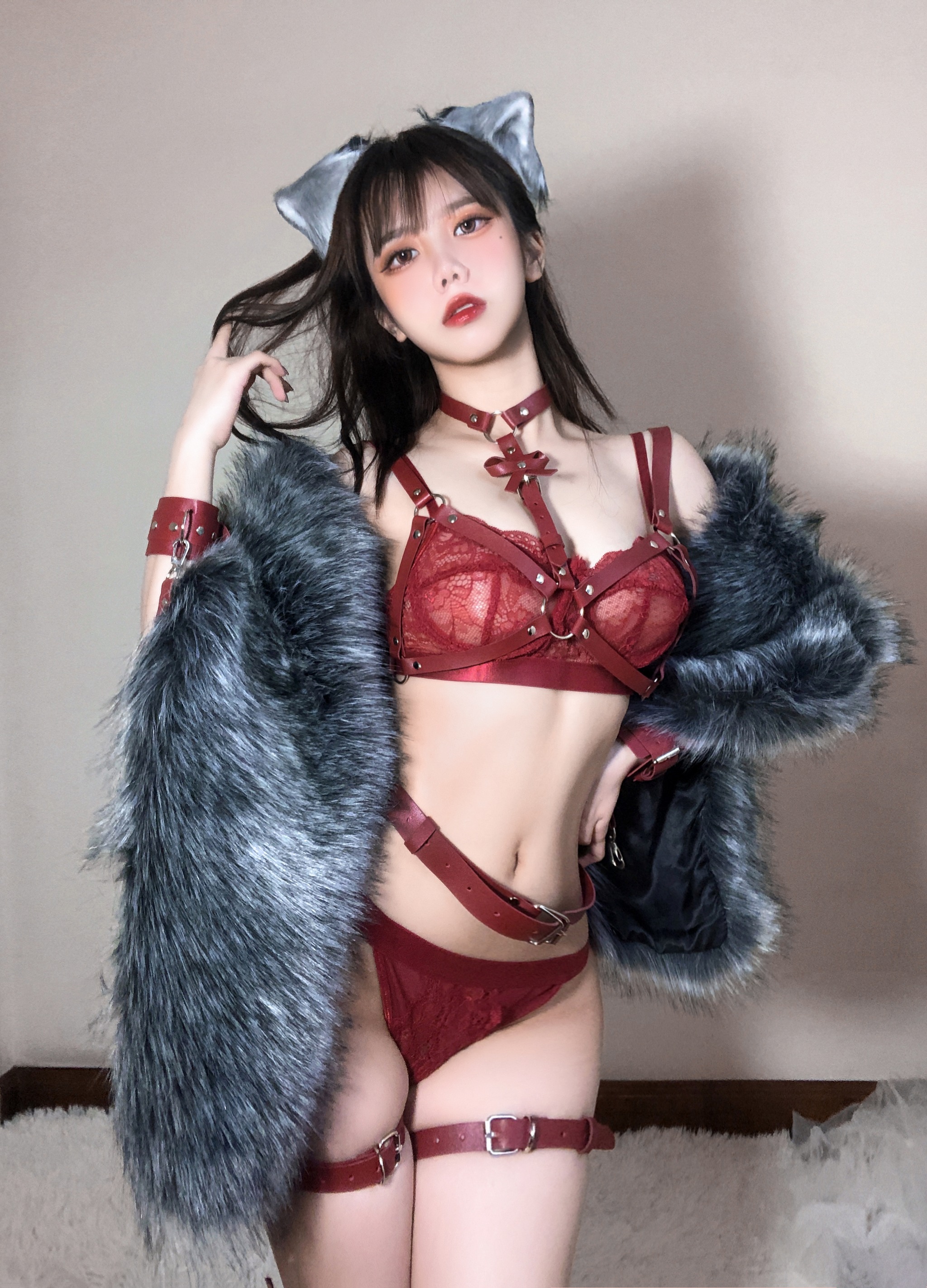 图片[1]-果咩酱w – NO.030 红太狼 [40P]-XikXak
